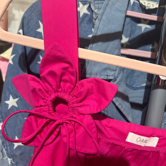 Pink Floral Strap Dress - Picture 3 of 4